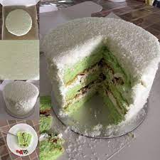 Onde Onde Or Onde Onde Or Ondeh Ondeh Onde Onde Cream Gula Melaka Cake From Www Simplysinless Com Or Aka Ondeh Ondeh Cake Makanan Kue Resep Kue