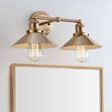 August 17 5 2 Light Metal Vanity Light Brass Gold Walmart Com In 2020 Vanity Lighting Brass Wall Light Bath Vanity Lighting