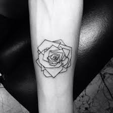 Geometric Rose Tattoo Geometric Rose Tattoo Geometric Tattoo Design Tattoo Designs Men
