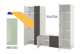 Hackers Help Metod Doors For Ikea Platsa Frame Ikea Hackers Ikea Ikea Kitchen Doors Ikea Diy