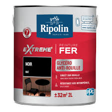 > loxxo peinture fer antirouille noir mat. Peinture Fer Exterieur Ripolin Extreme Mat Noir 2l Peinture Fer Anti Rouille Peinture Exterieur Revetement Facade Peinture Exterieure Et Traitement Bois Jardin Exterieur