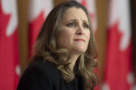 Spending Too Little Worse Than Spending Too Much Freeland Says As Canada S Deficit Tops 381b Tofino Ucluelet Westerly News