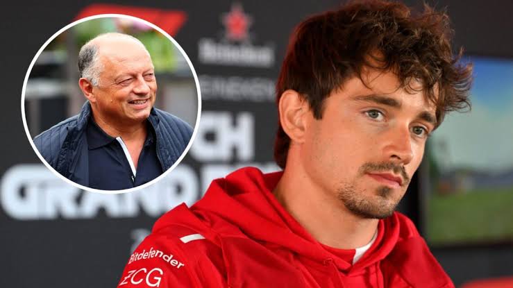 Charles Leclerc has spotted an 'important' change behind the scenes at  Ferrari since Fred Vasseur signed new contract