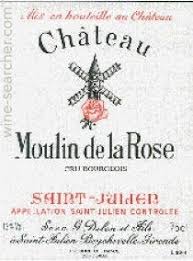Chateau Moulin De La Rose Saint Julien Prices Stores Tasting Notes And Market Data Munis d'une grande dose d'enthousiasme et de. chateau moulin de la rose saint julien france