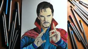 Start today and improve your skills. Drawing Dr Strange Cizimi Benedict Cumberbatch Youtube