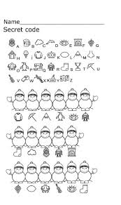 Secret Code Worksheets Free Learn English Vocabulary Literacy Lessons