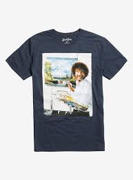 Bob Ross Photo T Shirt