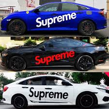 Maybe you would like to learn more about one of these? Supreme Car Sticker Body Sticker Pull Flower Scratch Sticker Shopee Singapore