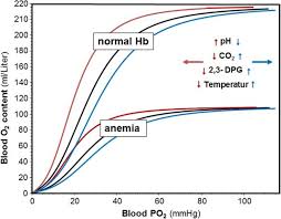 effects of hemoglobin concentration and ph co2 2 3 dpg and