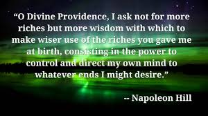 Napoleon Hill S Prayer Prayers Of Gratitude Divine Providence Motivation
