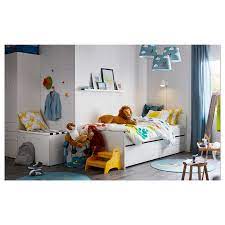 Con materasso ikea morgedal in schiuma, 160x200. Slakt Struttura Letto Letto Contenitore Bianco 90x200 Cm Ikea It