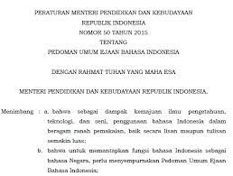Penulisan judul karya tulis yang sesuai dengan puebi adalah. Pedoman Umum Ejaan Bahasa Indonesia Puebi Yang Disempurnakan Eyd Terbaru 2020 Raja Soal