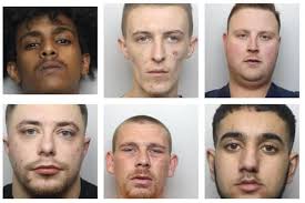 Faces of nine young drug dealers who paid a heavy price at Sheffield Crown  Court