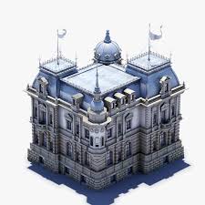 3d Model Mansion Ancient Mansions Architecture Old Classic Architecture