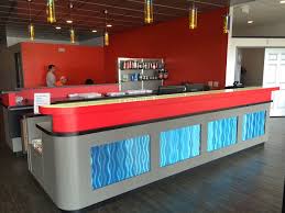 High End Reception Desk Edge Fitness Las Vegas Nv Reception Desk Retail Shelving Desk