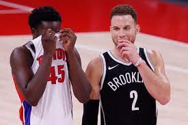 0 first game with nets: Isaiah Stewart Ejected For Shot To Blake Griffin That Griffin Sold In Blake Griffin Like Fashion Detroit Bad Boys