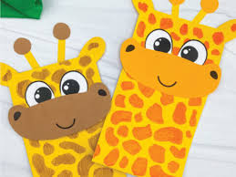 Cut out the shape and use it for coloring, crafts, stencils, and more. Paper Bag Giraffe Puppet Craft Free Template