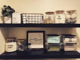 It can also be used for accessories, like scarves, if needed. Lack Wall Shelf Black Brown 43 1 4x10 1 4 Ikea Laundry Shelves Laundry Decor Laundry Room Wall Decor