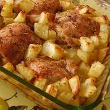 Lebanese Chicken And Potatoes Lebanese Recipes Lebanese Chicken Recipes