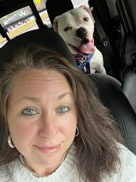 Well ladies and gents…. There's a new fella in my life. 🥰🥰 Losing my  Audrey has been hella hard. So… I signed up with Carolina Boxer Rescue a  few weeks back. I