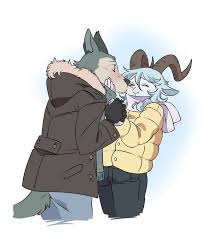 Legosi X Pina Sexilydrawn Beastars In 2020 Male Furry Cartoon Anime