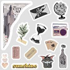 vintage stickers printable stickers print stickers bullet journal stickers