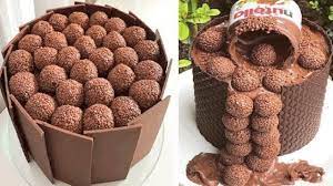 Especially, chocolate cakes are loved by all on all moments and happiness has special chocolaty flavor. Best Birthday Chocolate Cake Decorating Tutorials Easy Chocolate Cake Decorating Recipes Youtube