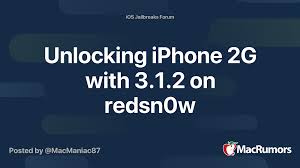 Cómo actualizar al iphone os 3.0 en el iphone 2g con redsn0w. Unlocking Iphone 2g With 3 1 2 On Redsn0w Macrumors Forums