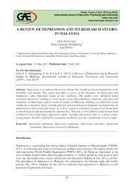 Many people suffer from clinical depression for years before being diagnosed. Pdf A Review Of Depression And Its Research Studies In Malaysia