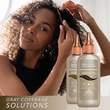 BEAUTIFUL COLLECTION Advanced Gray Solution! Works for textured, permed or  straightened natural hair because they are products that do not have  ammonia or peroxide. https://www.youtube.com/watch?v=g1ofP150GF8