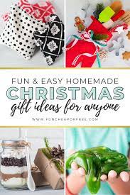 34 Fun Easy Homemade Christmas Gift Ideas Fun Cheap Or Free Easy Homemade Christmas Gifts Homemade Christmas Presents Homemade Christmas Gifts