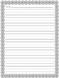 The primary writing paper template commonly comes in a form of lined paper, graph paper, or dotted lines paper. Writing Paper Freebie Editable By Casey Hallett Tpt