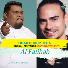 ANDA KERAP TIDUR LAMBAT? [#BACAINI] Inna Lillahi Wa Inna Ilayhi Raji'un  buat arwah Ashraf Sinclair. Minggu lepas kita dikejutkan dengan pemergian  pelawak terkenal Abam Bocey yang juga meninggal akibat jantung terhenti  semasa