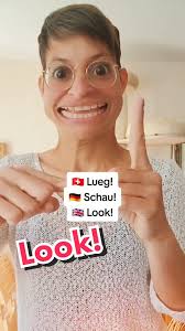 "Look!" or "Lueg" in Swiss German: a very typical expression you will hear  a lot in Switzerland. Especially from kids. 😅 #swissgerman  #schweizerdeutsch #schweiz #switzerland #swiss #learnlanguages ...