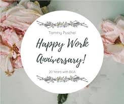 Maybe you would like to learn more about one of these? Black Gould Associates Happy Work Anniversary Tammy Puschel 20 Years With Bga Facebook