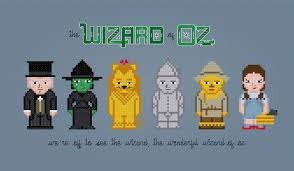Then make half an x by stitching through the opposite upper corner. The Wizard Of Oz Cross Stitch Pattern