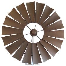 Windmill decor for farmhouse home decor from ceiling fan blades. Windmill Ceiling Fan 96 Farmhouse Ceiling Fans By The Windmill Ceiling Fan Company Anbr96fan Houzz