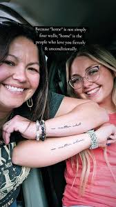Long Distance Mother Daughter Tattoo