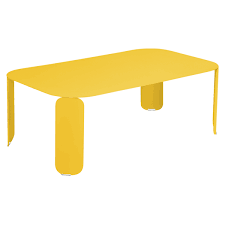 Would also make a great rustic dining room table! Bebop Low Table 120 X 70 H 42 Cm Fermob Steel Low Table