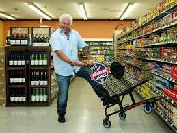 Take A Tour Of Flavortown Market Guy S Grocery Games From Foodnetwork Com Guy Fieri Food Network Recipes Grocery