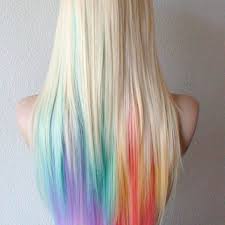 See more ideas about rainbow hair, hair color, hair. Pastel High Lights On Blonde Hair Unicorn Hair Color Hair Styles Hair Color Pastel