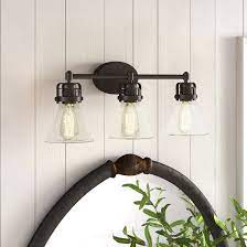 Top brands · fill your cart with color · under $10 Birch Lane Fricke 3 Light Dimmable Oil Rubbed Bronze Vanity Light Reviews Wayfair