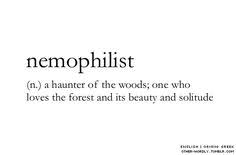 Nemophilists means one who is fond of forest or forest scenery. 59 Great Words Ideas Words Unusual Words Rare Words