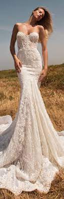 Gala 704 Sheer Corset And Tight Skirt In A Vintage Mermaid Dress Made Of Crochet La Tight Wedding Dress Strapless Wedding Dress Mermaid Wedding Dresses Corset