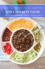 What is the best seasoning for taco meat? Low Carb Beef Tacos With Homemade Taco Seasoning Keto In Pearls