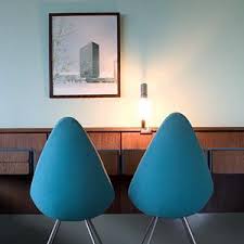 Room 606 Of Blu Royal Hotel Copenhagen Features The Original Arne Jacobsen Decor From The 1960s Interior Furniture Furniture Design Chair Design