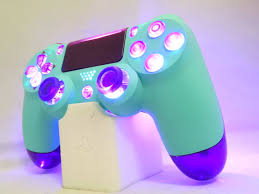 How to add custom wallpapers to ps4. Custom Newly Released Ps4 Dualshock 4 Controller By Sony New Color Design Model Blue Sky Purple Translucent Ps4 Controller Skin Ps4 Controller Custom Dualshock
