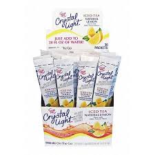Crystal Light 00757 12 95 Drink Icedtea Crystal Light Pk30 Zoro Com
