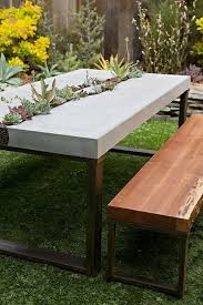 Beton Tisch Eine Originelle Einrichtungsidee Archzine Net Furniture Diy Furniture Outdoor Furniture Sets