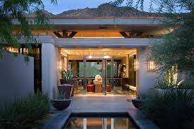 A designer's first foray into sonoran style results in an enviable family getaway. Modern Desert Home Modern Patio Orange County Von Harte Brownlee Associates Interior Design Houzz